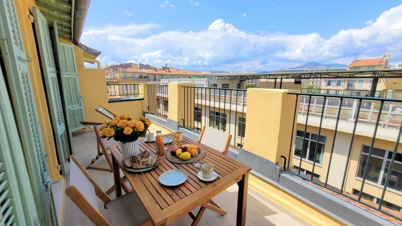 Ze Perfect Place - Opera Nice - Appartement 2 Chb - Ac - Terrasse Luaran gambar